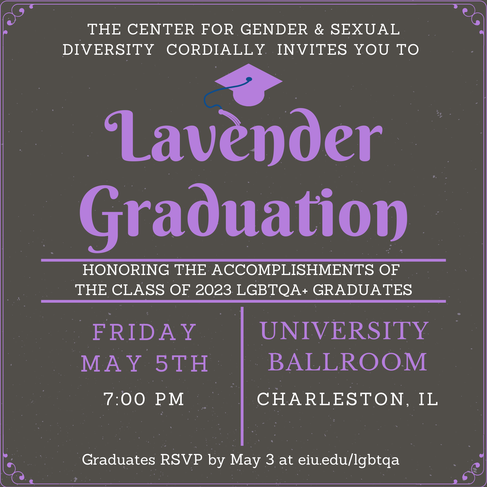 EIU Lavender Graduation